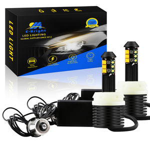 車用高輝度デュアルカラーLEDターンシグナルPY21W BAU15S DRLフロントライトエラーなしターンライト - Product Image 1