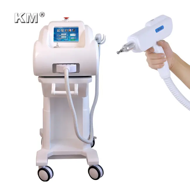 Professionale Q switched ND YAG del viso di carbonio peeling apparecchiature di rimozione del tatuaggio laser CE