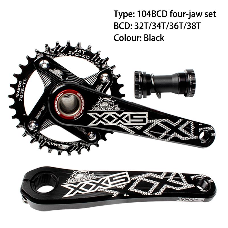 104BCD jeu de quatre mâchoires 32T/34T/36T/38T