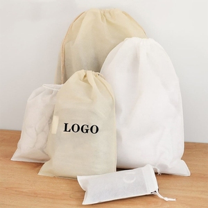 Bolsa de polvo de tela no tejida con cordón reutilizable de fábrica, bolsa de almacenamiento para zapatos, bolsa con cordón - Product Image 2