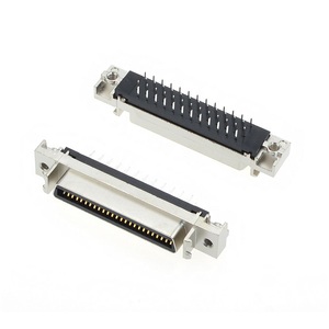 SCSI 50 Pin Female Connector MDR 50 Pin Socket Conector Pitch 1.27mm Vertical DIP Type Female Scsi <strong>50pin</strong> Socket for PCB - Product Image 1