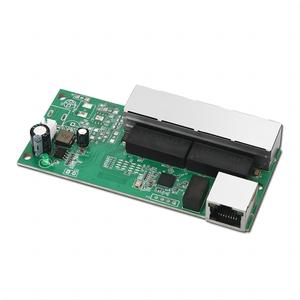 5พอร์ตอีเธอร์เน็ตสวิตช์ PCB กับ POE 100Mbps โมดูลสวิตช์ PoE โมดูลเครือข่ายสวิตช์