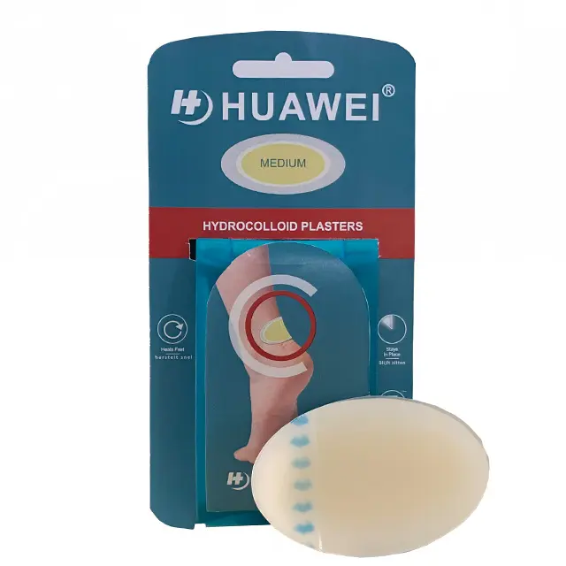 Adhesivo hidrocoloide cuidado de los pies apósito de la piel impermeable e Invisible cuidado de heridas apósito blíster yeso alivio del dolor Huawei gratis