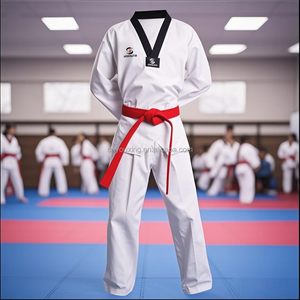 Đồ tập Taekwondo truyền thống Woosung Unisex WTF Dobok cho trẻ em và người lớn - Product Image 5