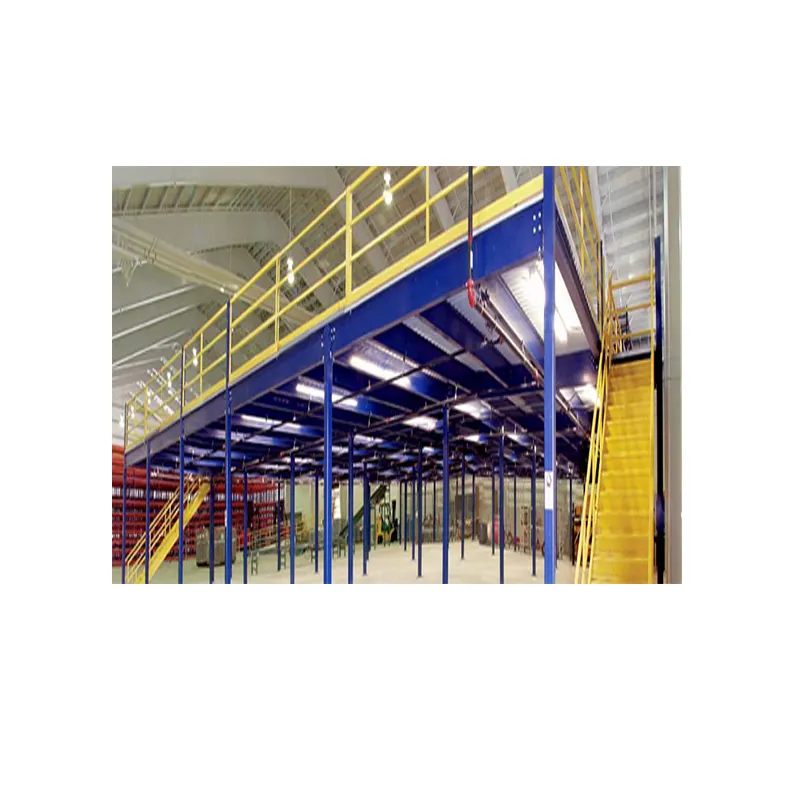 ot Sale Popular Design Warehouse Industrial Attic Platform Heavy Duty Steel Wholesale Price High Capacity Storage Mezzanine