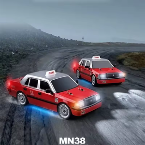 Yeni 2.4G MN-38 1: 16 Drift uzaktan kumanda model araba 50mins kullanarak zaman elektrikli rc araba taksi elektrikli araba çocuklar için - Product Image 4
