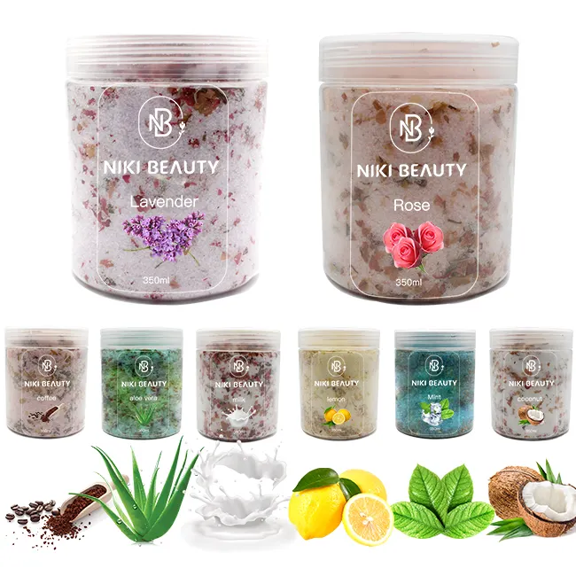 Private Label Children Luxury Bulk Yoni Epsom Herbal Essential Oil Foot Body Massage Dead Sea Bath Salt
