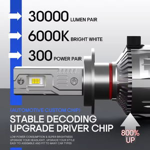 Conpex k150 H7 Hi/LoビームカーヘッドライトキットダイレクトプラグH18LED電球Canbus H7 H18LEDヘッドライト電球パック2個入り - Product Image 2