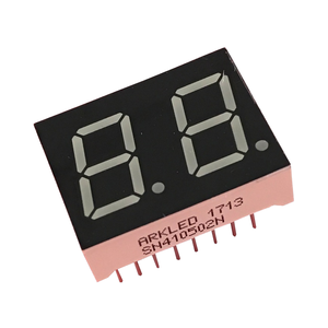 Benutzer definierte 0,8 Zoll Amber <span class=keywords><strong>2</strong></span> Digit <span class=keywords><strong>7</strong></span> <span class=keywords><strong>Segment</strong></span> <span class=keywords><strong>LED</strong></span>-Anzeige Rot Weiß Gelb Grün