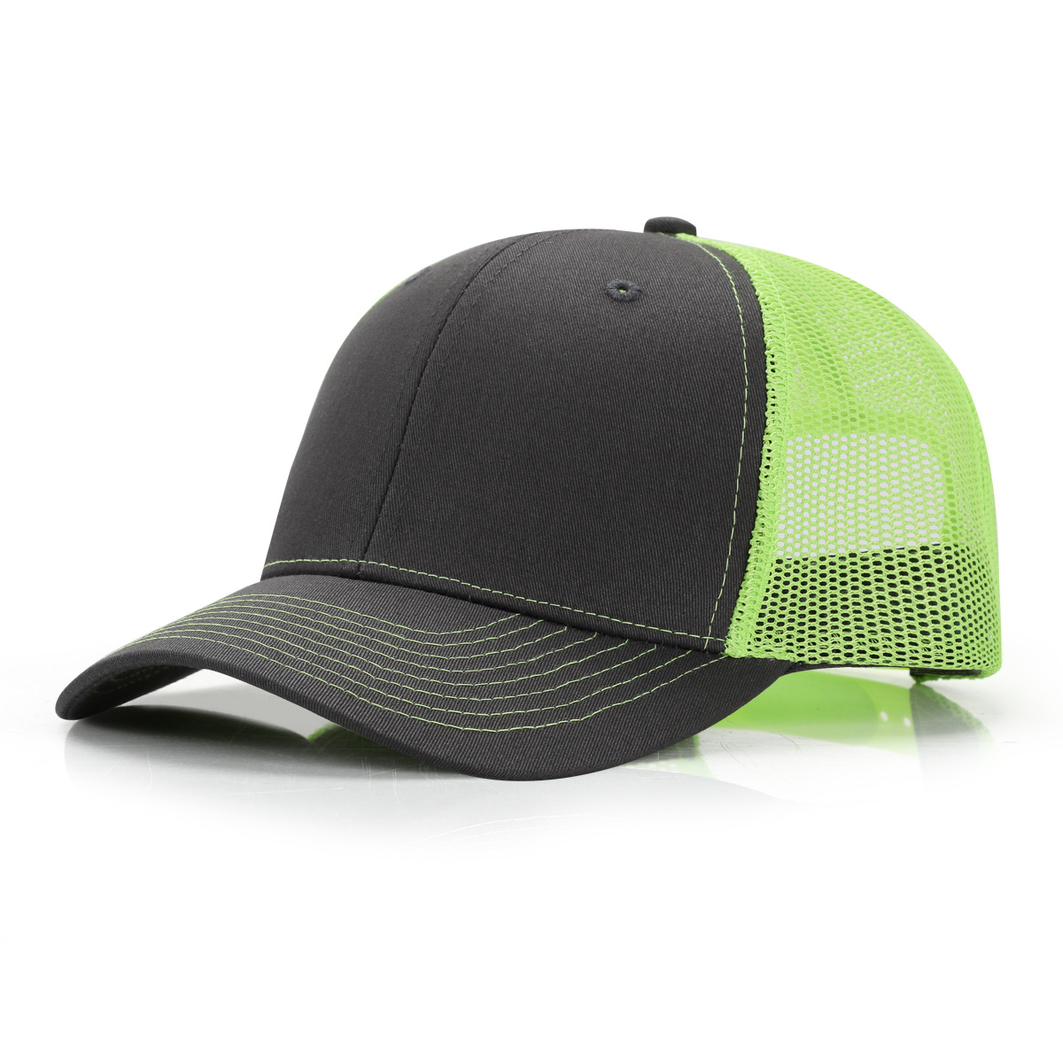 Malla gris oscuro-amarillo fluorescente