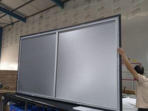 Pantalla de proyector de marco fijo Fresnel ALR de 135 pulgadas, proyección motorizada 3D 4K, pantalla de proyección HD de largo alcance, cine en casa - Product Image 6