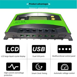 Vendita calda 10A 20A 30A controller solare controller solare controller batteria solare più presto