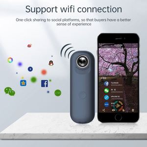 กล้องวิดีโออัจฉริยะกล้องพาโนรามา360กลางแจ้ง Wi-Fi รองรับ VR กล้องวิดีโอสำหรับเล่นกีฬา - Product Image 6
