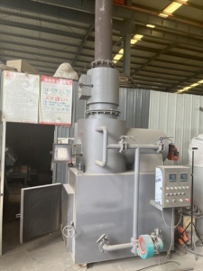 Grande incinerador Waste Smokeless geral municipal animal médico aberto 5t/day superior automático