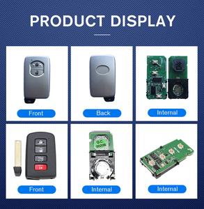 Akıllı araba anahtarı akıllı anahtar, 2 düğme, 4D-67 çip, 433MHz F433 89904-47190 anahtarsız gitmek - Product Image 5