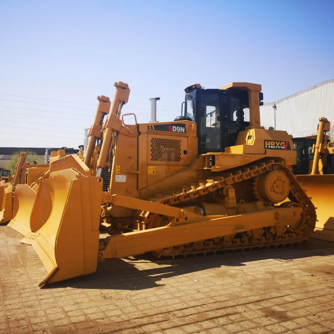 2024 Bulldozer completamente idraulico SD9N D8 D9 ad azionamento alto 430HP con binario a triangolo e macchina movimento terra a lama diritta