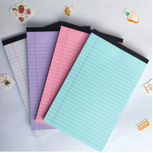 Bloc de notas diario con regla A5/A4 personalizado recién llegado al por mayor, Bloc de notas de escritura forrado con logotipo personalizado, Bloc de notas arrancable - Product Image 2