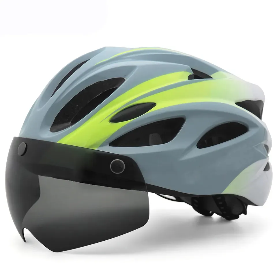 Велосипедный шлем с подсветкой для мужчин