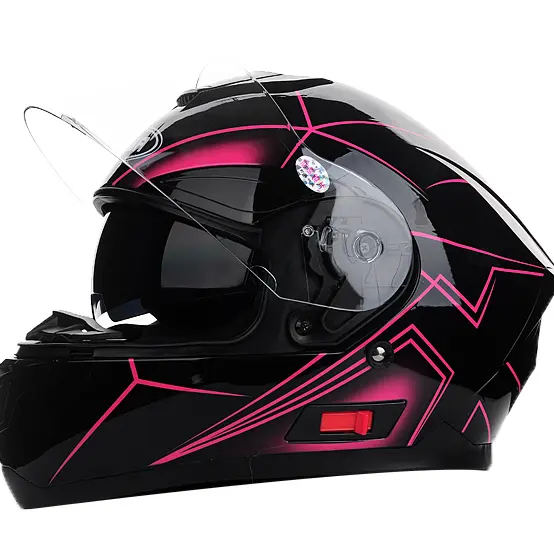2017 latest design popular full face helmet dual visor yema helmet YM-831