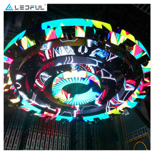 P1.2 P1.5 P1.6 P2.5 P4โมดูล LED ยืดหยุ่นจอแสดงผล LED อ่อนจอแสดงผล LED โค้ง