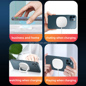 Rectangular Receiver 10W 15W Pad Multi-Function Beside Table Stand <strong>2</strong> <strong>in</strong> <strong>1</strong> Magnet Wireless Charger With Wireless Fast Charging - Product Image 6