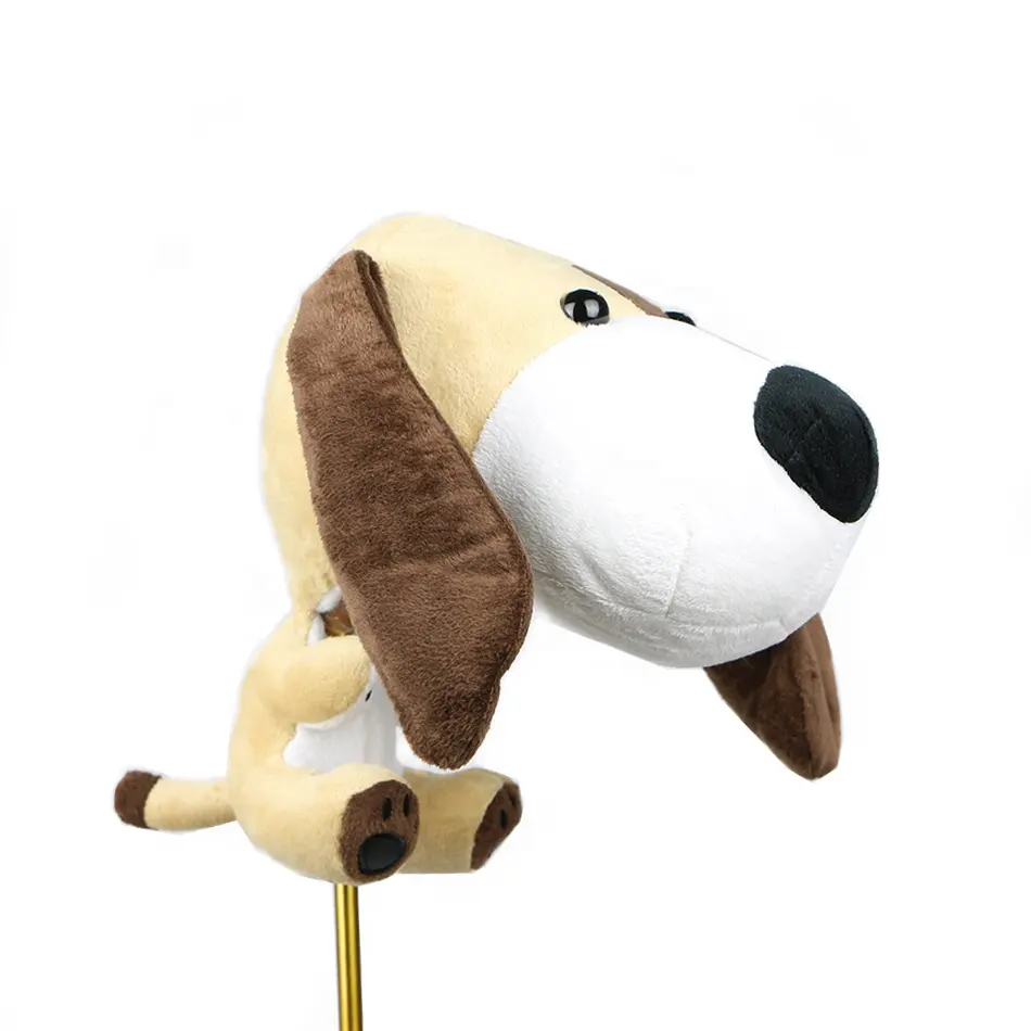 Divertente cane cane Club protettore copricapo per legno personalizzato qualsiasi peluche driver copricapo golf