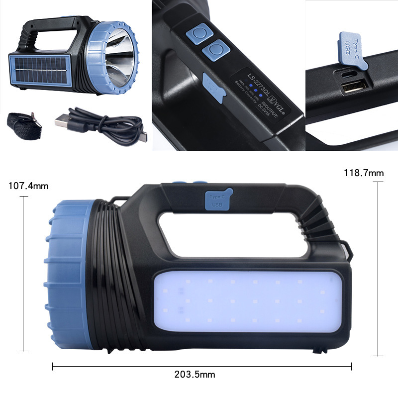 2273 Cable de carga USB para reflector solar