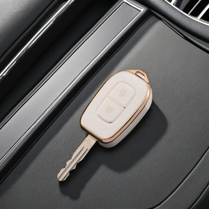 Renault Duster Flip anahtar kutu araba Fob katlanır anahtar aksesuar için özelleştirilebilir Logo - Product Image 5