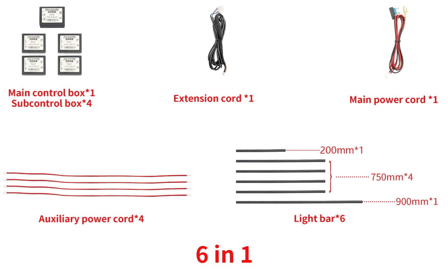 Colourful 6 in 1 (Universal)