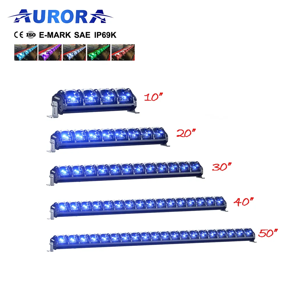 Aurora dimmerabile barra luminosa RGB 50 ''Led Adapt Accent Lighting 4x4 Buggy Evolve Light Bar