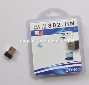 Toplu satış 150mbps 802.11n MIni USB 2.0 kablosuz Dongle /Nano kart/bilgisayar için Usb Wifi adaptörü - Product Image 3