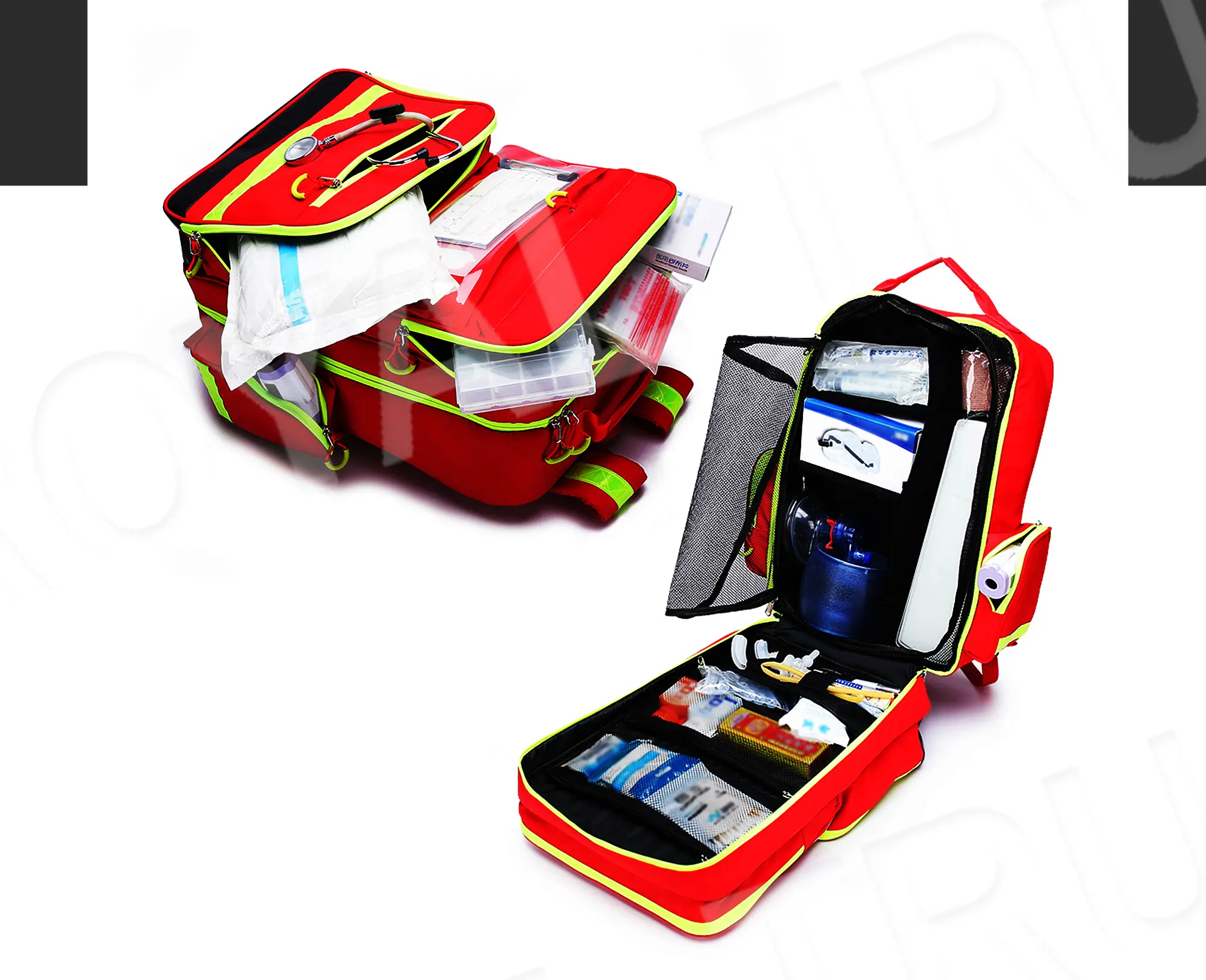 Ability Removable Medical Supplies Nurse Bags Large Capacity Empty Emergency Rescue Medical Backpack