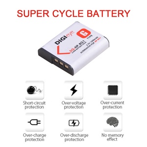 Yeni NP-BG1 pil 3.7V 1500MAH NPBG1 NP BG1 SONY cyber-shot için DSC-H3 DSC-H7 DSC-H9 DSC-H10 DSC-H20 DSC-H50 DSC-H55 kameralar - Product Image 4