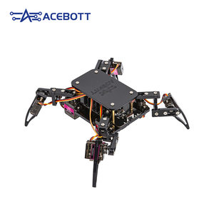 ACEBOTT ESP8266 Bionischer Viereingeweiser-Spin Roboter-Kit App Fernbedienung Gehen Raupen STEM-Robotikprojekt für Arduino ESP32