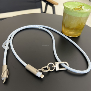 OEM Venta al por mayor Collar Cuerdas de teléfono Tipo C a tipo C Cable DE DATOS Carga rápida 60W - Product Image 1