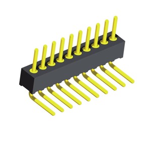 PCBラウンドピンヘッダー機械加工CNCパーツコネクタ2.54mmピッチ機械加工ピンヘッダーストレートタイプ2x10ピンピンヘッダー - Product Image 2