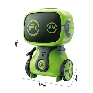 Interkom ve Program fonksiyonu ile 2.4G akıllı Talkie Robot eğitim akıllı Robot ışık ve müzik RC Robot oyuncak - Product Image 5