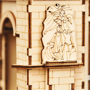 Robotime rolife Bán Buôn Đồ chơi tg502 nổi tiếng thế giới xây dựng Arc de Triomphe mô hình Kit 3D câu đố bằng gỗ - Product Image 4