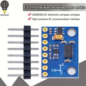 GY-511 modulo LSM303DLHC E-Compass accelerometro a 3 assi + GY-511 sensore modulo magnetometro a 3 assi - Product Image 6