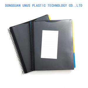 High Quality Clear File New Arrival Portable A4 <strong>Document</strong> Organizer Spiral <strong>Notebook</strong> Display Books with Colored Index Tab Divider - Product Image 6