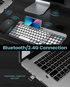 Combo Keyboard Mouse Set 79 Keys Mechanical Gamer Teclado Gaming Computer 2,4G Teclado y mouse inalámbricos para LOL Dota PUBG - Product Image 2