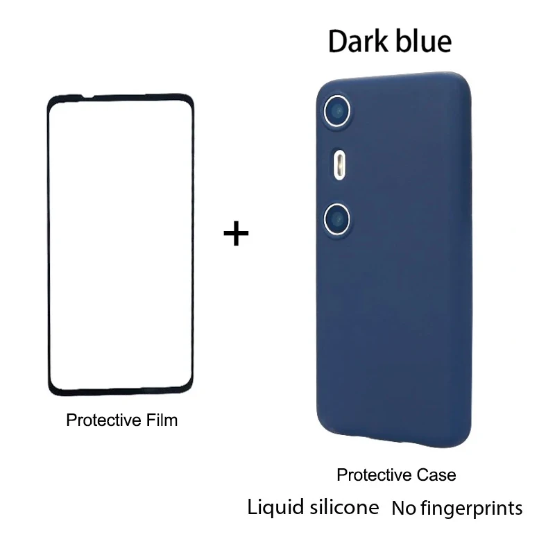 Con estuche azul oscuro