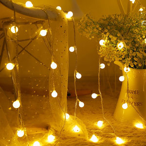 Factory Outlet Adornos navideños Luces al aire libre Cadena de luces LED 3M 20 RGB Copo de nieve Estrella IP65 Luces de cadena de hadas - Product Image 5
