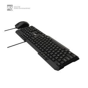 Combo de teclado y ratón con cable, venta al por mayor de fábrica, barato, con teclas Multimedia para PC, ordenador de escritorio, 2023 - Product Image 5