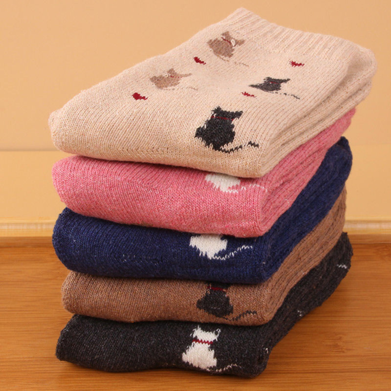 Womens terry love cat