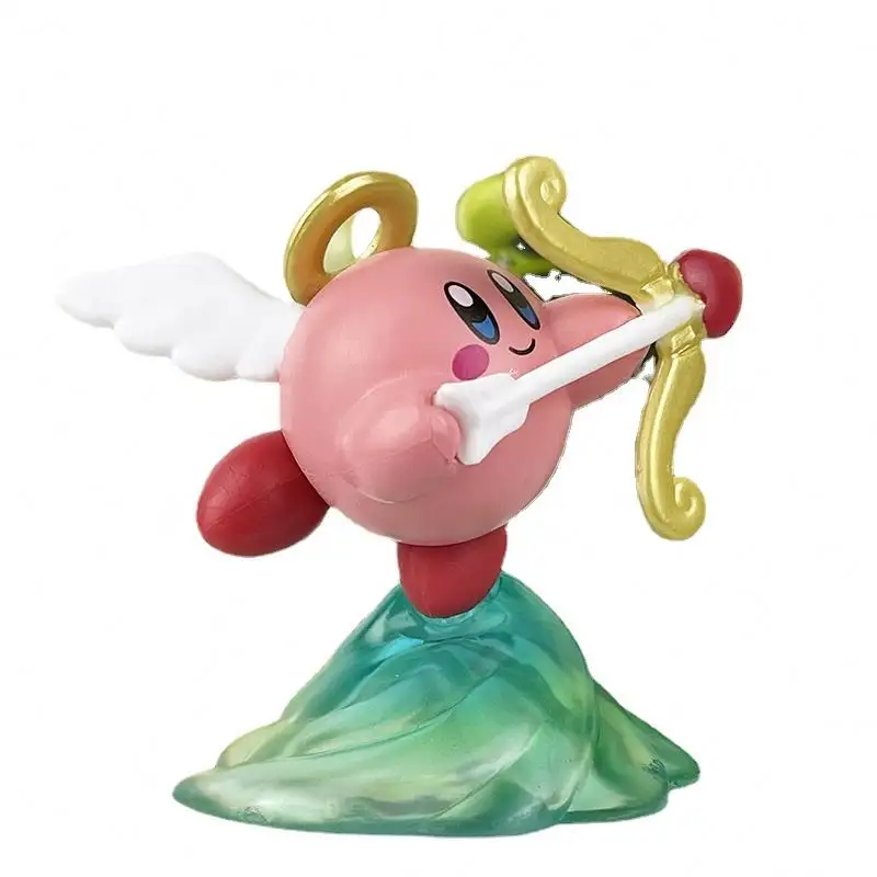 Novo Jogo De Desenhos Animados Japoneses Anime Figura Set PVC Modelo Boneca Kirbys Figura Estátua Coleção Para Decoração