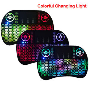 Teclado inalámbrico RGB 2,4G Air Mouse Touchpad, miniteclado en inglés y ruso para Android, portátil, decodificador de TV inteligente, PC Pad - Product Image 2