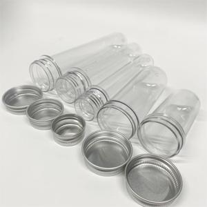 38*105mm 60ml laboratuvar kullanımı gıda standart şeffaf yuvarlak alt PET plastik tüp ile vidalı kapak - Product Image 2