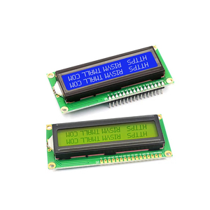 LCD1602 modulo LCD 1602 blu/giallo verde schermo 16x2 caratteri Display LCD PCF8574T PCF8574 IIC interfaccia I2C 5V - Product Image 2