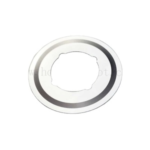 Disco di codice fotoelettrico produce il disco encoder codifica di alta precisione di alta riflettente in vetro ottico disk personalizzabile - Product Image 1